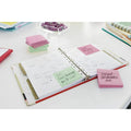 3M Post-it Notes - Beachside Caf&eacute; Color Collection, Guava, 1 Pack, MMM654AST