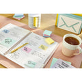 3M Post-it Notes Original Notepads - Sweet Sprinkles Color Collection, Moonstone, 12 / Pack, MMM654-RP-A