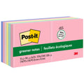 3M Post-it Notes Original Notepads - Sweet Sprinkles Color Collection, Moonstone, 12 / Pack, MMM654-RP-A