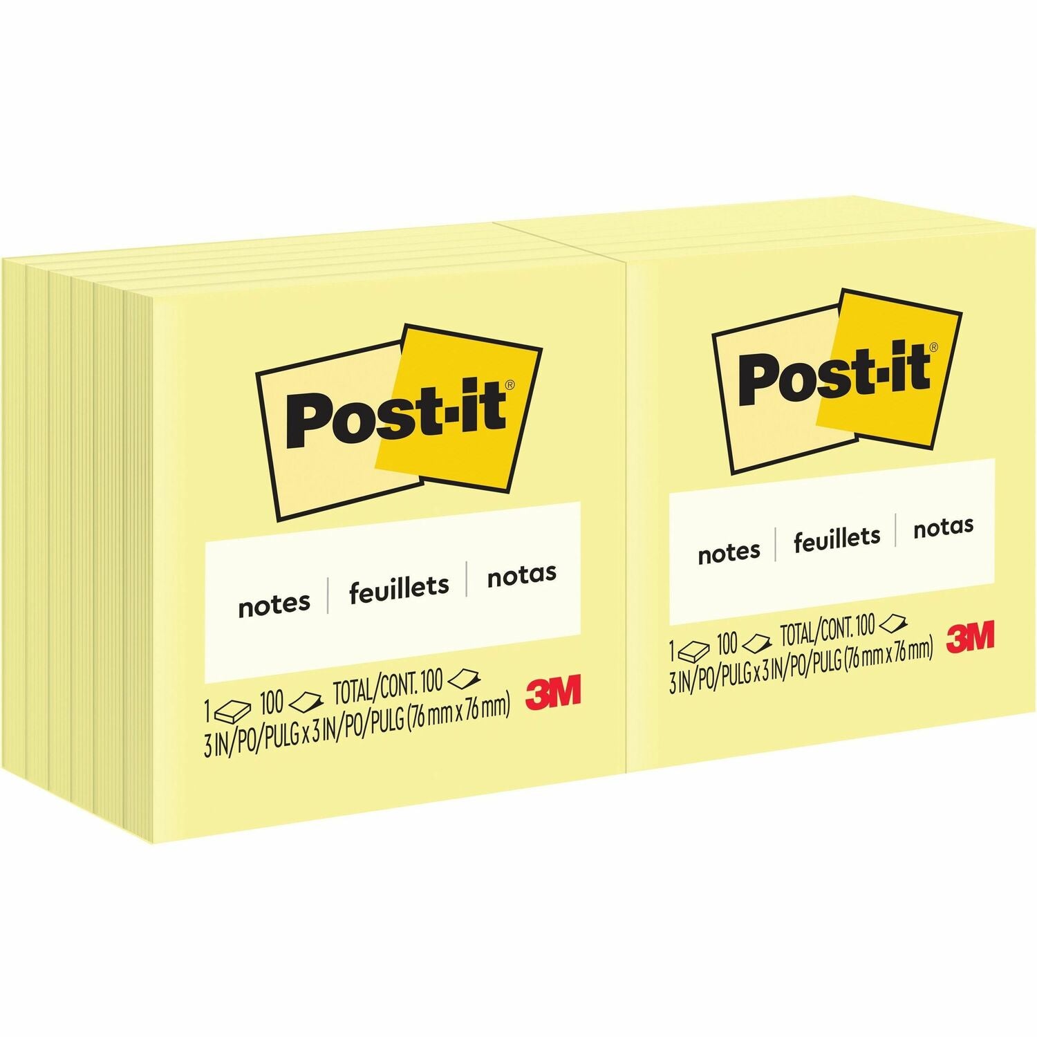 Post-it® Notes Original Notepads, 1 Pack