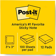 Post-it® Notes Original Notepads, 1 Pack
