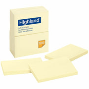 Highland Self-sticking Notepads, 1 Pack