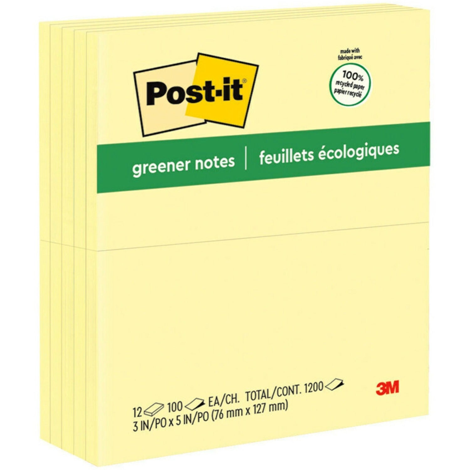 Post-it® Greener Notes, 1 Pack