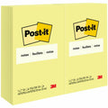 3M Post-it Notes Original Notepads, Canary Yellow, 12 / Pack, MMM659YW