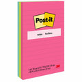 3M Post-it Lined Notes - Poptimistic Color Collection, Aqua, 1 Pack, MMM6603AN