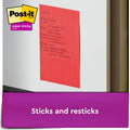 3M Post-it Notes Original Lined Notepads -Playful Primaries Color Collection, Blue Paradise, 3 / Pack, MMM6603SSAN