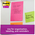 3M Post-it Super Sticky Notes - Energy Boost Color Collection, Green, 1 Pack, MMM6603SSUC