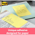 3M Post-it Lined Notes, Yellow, 1 Pack, MMM660-5PK