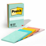 Post-it® Lined Notes - Beachside Caf&eacute; Color Collection, 1 Pack