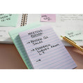 3M Post-it Greener Lined Notes - Sweet Sprinkles Color Collection, Moonstone, 1 Pack, MMM660-RP-A