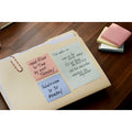 3M Post-it Greener Lined Notes - Sweet Sprinkles Color Collection, Moonstone, 1 Pack, MMM660-RP-A