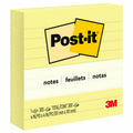 3M Post-it Lined Notes, Canary Yellow, 1 Pad, MMM675-YL