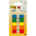3M Post-it Flags in Portable Dispenser, Assorted, 1 Pack, MMM6835CF