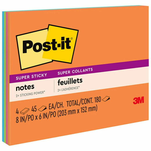 Post-it® Super Sticky Notes - Energy Boost Color Collection, 1 Pack