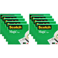 3M Scotch 3/4"W Magic Tape, Clear, 10 / Pack, MMM810P10K