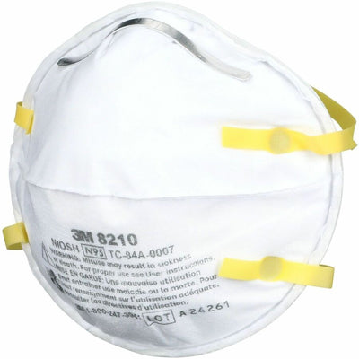 3M Particulate Respirator Mask, White, 20 / Box, MMM8210