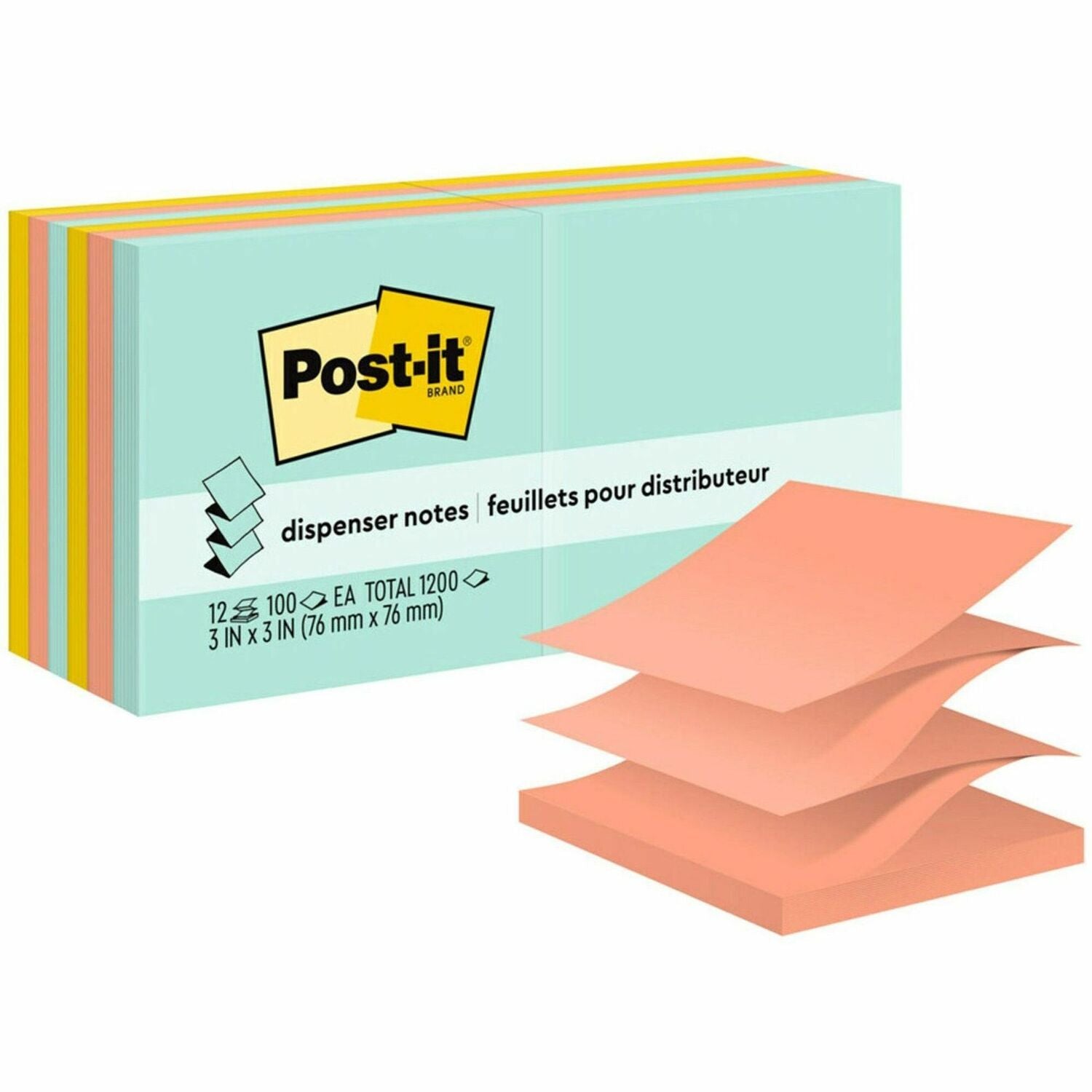 Post-it® Dispenser Notes, 1 Pack