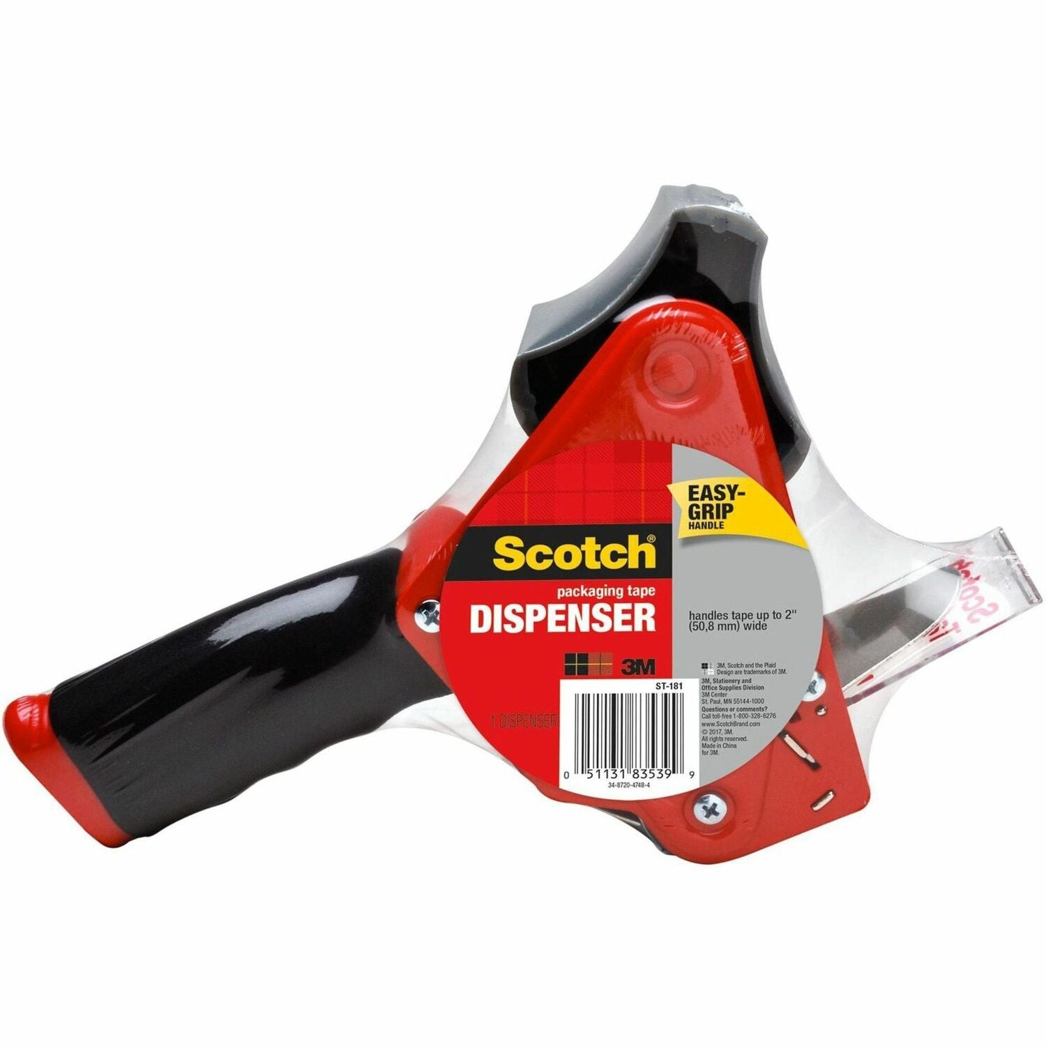 Scotch Heavy-Duty Packaging Tape Dispenser - Foam Handle, 1 Each