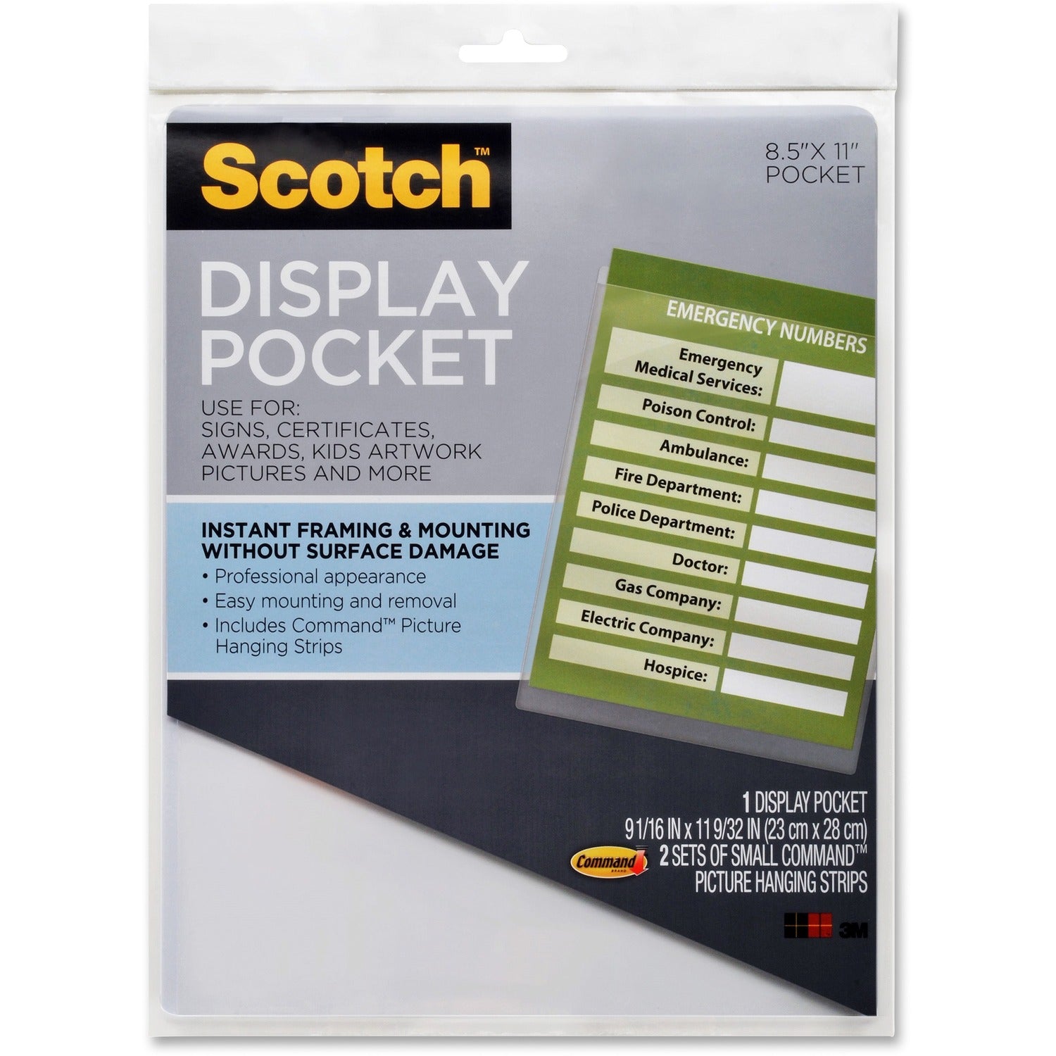 Scotch File Pocket, 1 Each