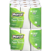 Marcal 100% Recycled, Giant Roll Paper Towels, 1 Carton
