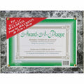 Nu-Dell Golite Woodgrain Award-A-Plaque, Black Marble, NUD18815M