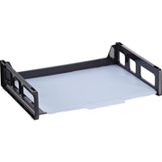 Officemate 21002 Paper Tray, Side Load, Letter Tray, Black, 1 Each