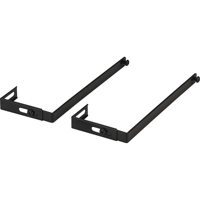 Officemate Adjustable Partition Hangers, Black, 2 / Pair, OIC21460