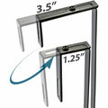 Officemate Adjustable Partition Hangers, Black, 2 / Pair, OIC21460