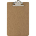 Officemate Hardboard Clipboards, Brown, 6" Width x 9" Length, OIC83103