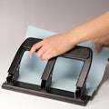 Officemate Heavy-duty 3-hole Punch with Padded Handle, Silver, OIC90089