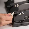 Officemate Heavy-duty 3-hole Punch with Padded Handle, Silver, OIC90089