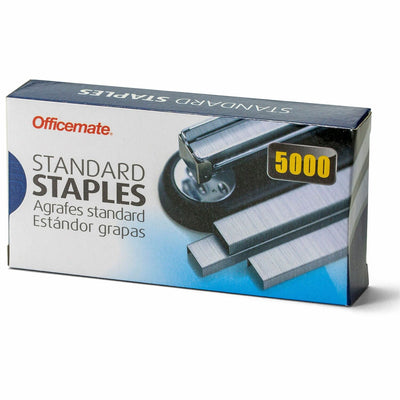 Officemate Standard Staples, 5000 / Box, OIC91900