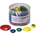 Officemate Round Handy Magnets, Green, 30 / Pack, OIC92500
