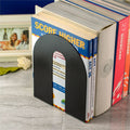 Officemate Heavy-Duty Bookends, Black, 1 Pair, OIC93142