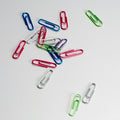 Officemate Translucent Vinyl Paper Clips, Silver, 600 / Pack, OIC97211