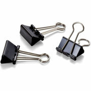 Officemate 99020 Small Binder Clips, Black, 12/Pack, 1 Box