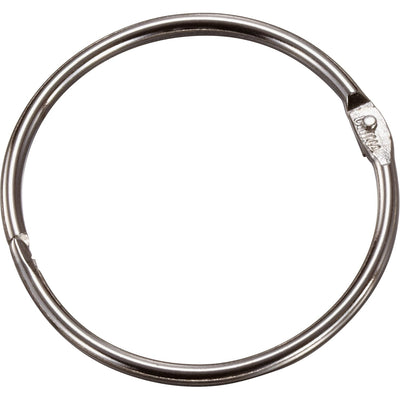 Officemate Loose-Leaf Book Rings, Silver, 50 / Box, OIC99704