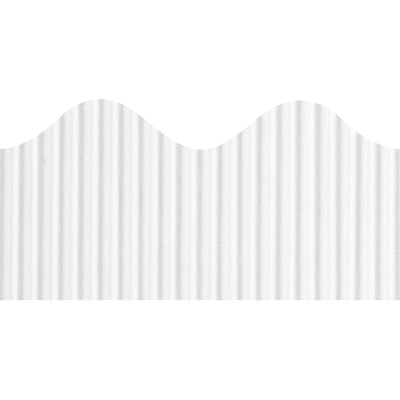 Dixon Ticonderoga Bordette Decorative Border, White, 1 Roll, PAC37014