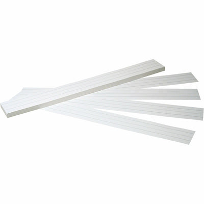 Dixon Ticonderoga Pacon Sentence Strips, White, 100 / Pack, PAC5166