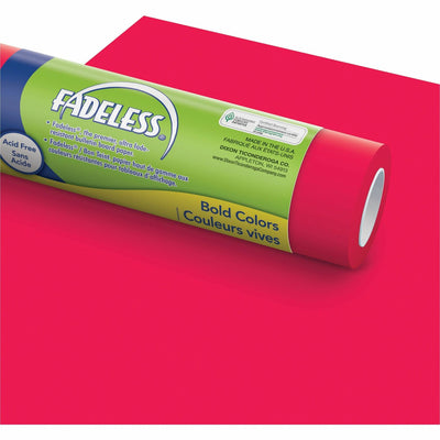 Dixon Ticonderoga Fadeless Bulletin Board Art Paper, Flame, 1 Roll, PAC57035