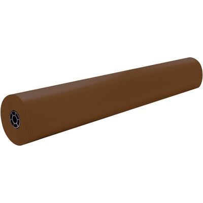 Dixon Ticonderoga Rainbow Kraft Colored Kraft Duo-Finish Kraft Paper, Brown, 1 Roll, PAC63020