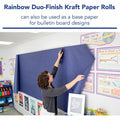 Dixon Ticonderoga Rainbow Duo-Finish Kraft Paper, Green, 1 Roll, PAC63140