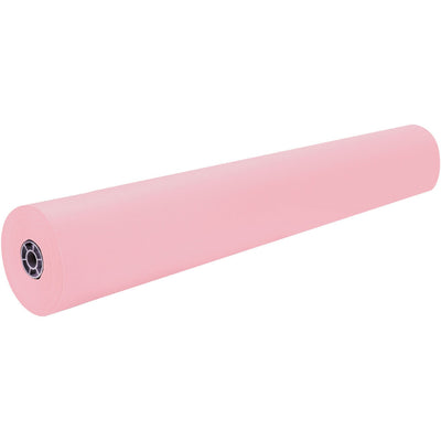 Dixon Ticonderoga Rainbow Kraft Colored Kraft Duo-Finish Kraft Paper, Pink, 1 Roll — view 1