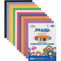 Dixon Ticonderoga Prang Smart-Stack Construction Paper, Assorted, 300 / Pack, PAC6525