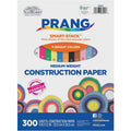 Dixon Ticonderoga Prang Smart-Stack Construction Paper, Assorted, 300 / Pack, PAC6525