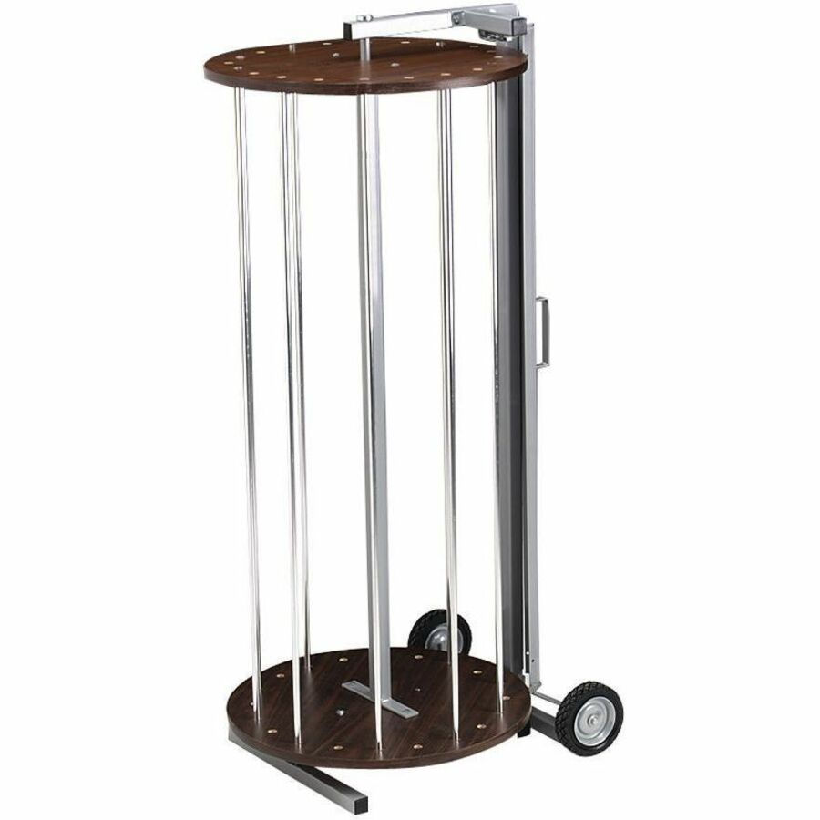 Pacon Rotary Art Roll Rack, ArtKraft, 28" x 58", Gray, Rubber, Powder Coated, PAC67542