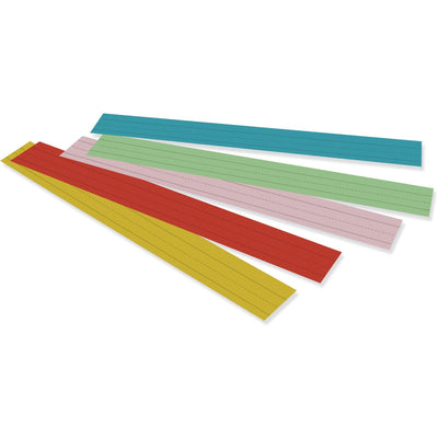 Dixon Ticonderoga Pacon Kraft Lightweight Sentence Strips, Assorted, 100 / Pack, PAC73400