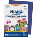 Dixon Ticonderoga Prang Construction Paper, Blue, 1 Pack, PAC7403