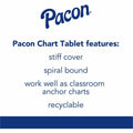 Dixon Ticonderoga Pacon Ruled Chart Tablet, 24" x 32", PAC74610