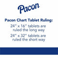 Dixon Ticonderoga Pacon Ruled Chart Tablet, 24" x 32", PAC74610